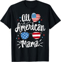All American Mama Women American Flag 4Th Of July Patriotic