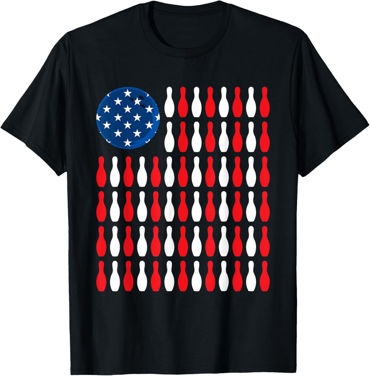 American Flag Patriotic Bowler Bowling