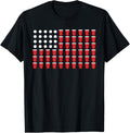 4Th Of July T Shirt Gift Beer Pong American Flag Drinking