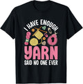 Funny Knitting Quote with Yarn Elements