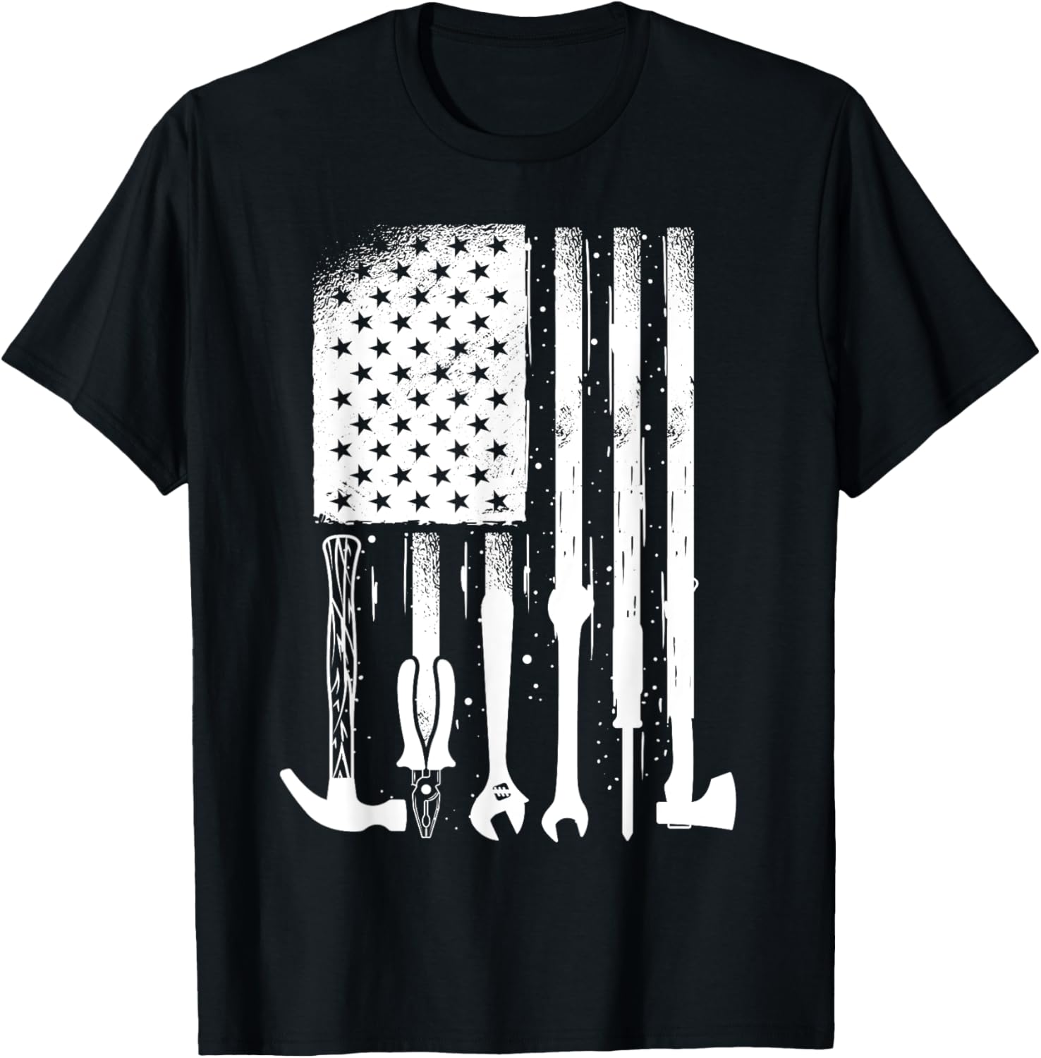 American Flag Mechanic Tools Proud Craftsman Usa