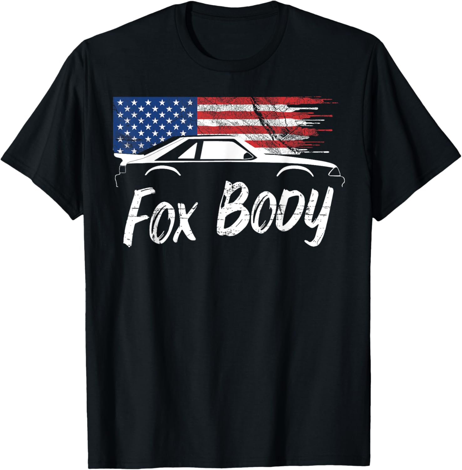 Foxbody 50 American Flag Stang Muscle Car
