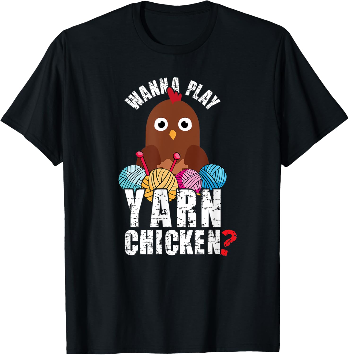 Wanna play Yarn Chicken? Funny Knit or Crochet