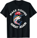 Funny Marlin Fish Usa Flag Make Fishing Great Again Maga