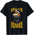 Screen Printer Bbq Grill Smoker Barbecue Chef