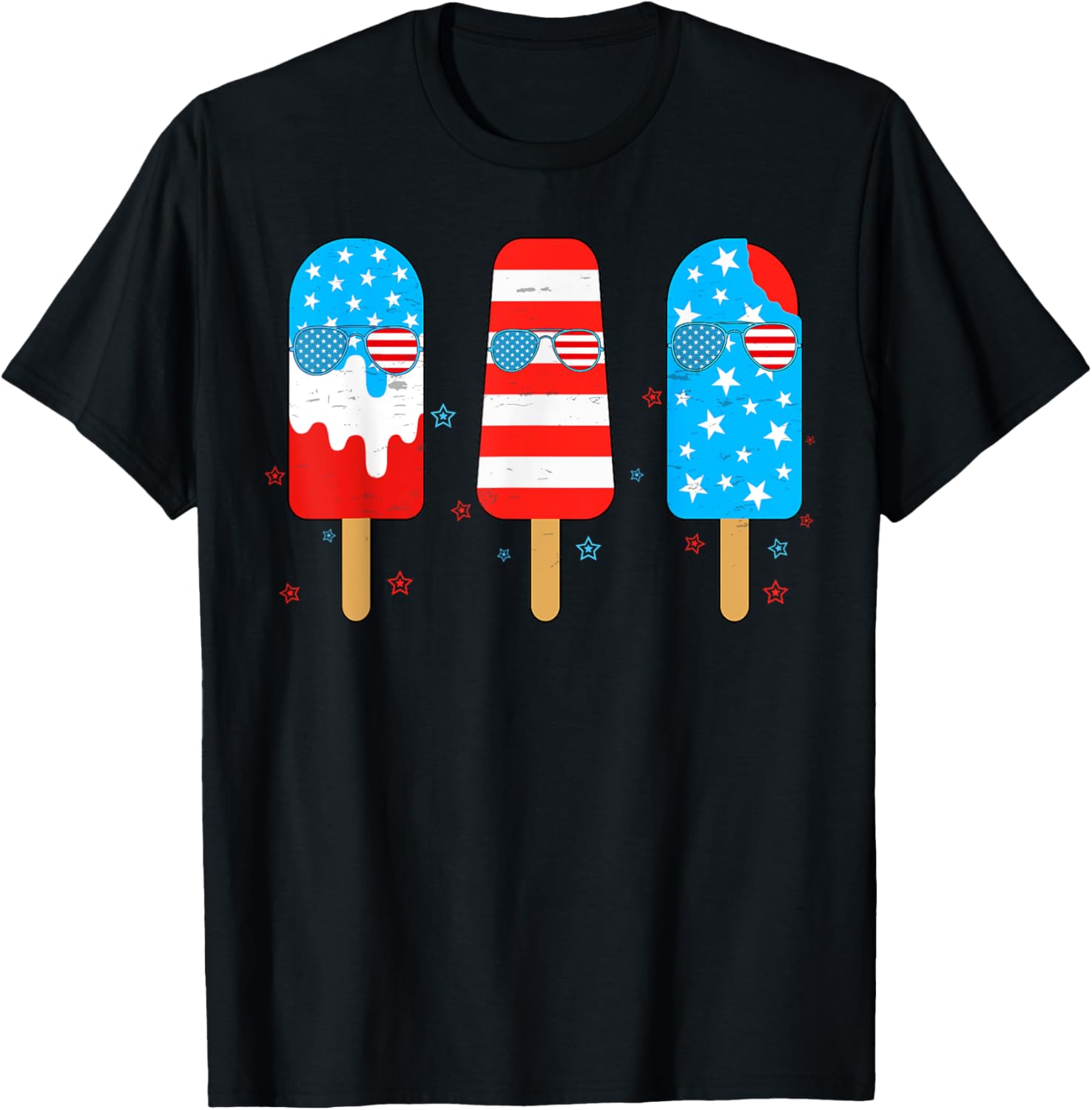 4Th Of July Popsicle Toddler Boys Men Usa Flag American