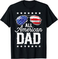 All American Dad 4Th Of July Fathers Day Sunglasses Family