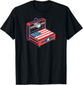 American Flag Printer Design Patriotic 3D Printing T Shirt Women Men