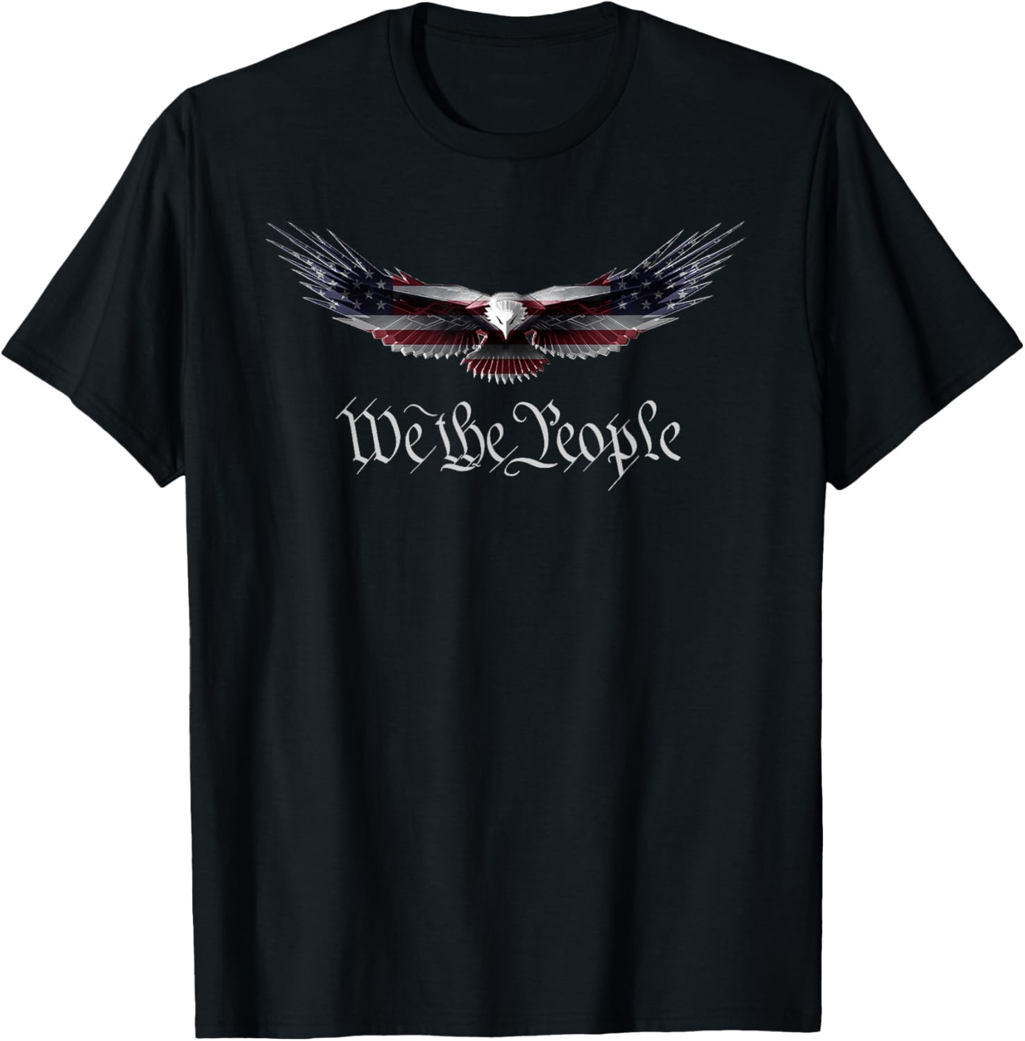 American Patriot Freedom Eagle Usa Flag T Shirt