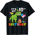 It's My 10th Birthday Dinosaur Trex 10 Years Old Birthday Boys Design 139