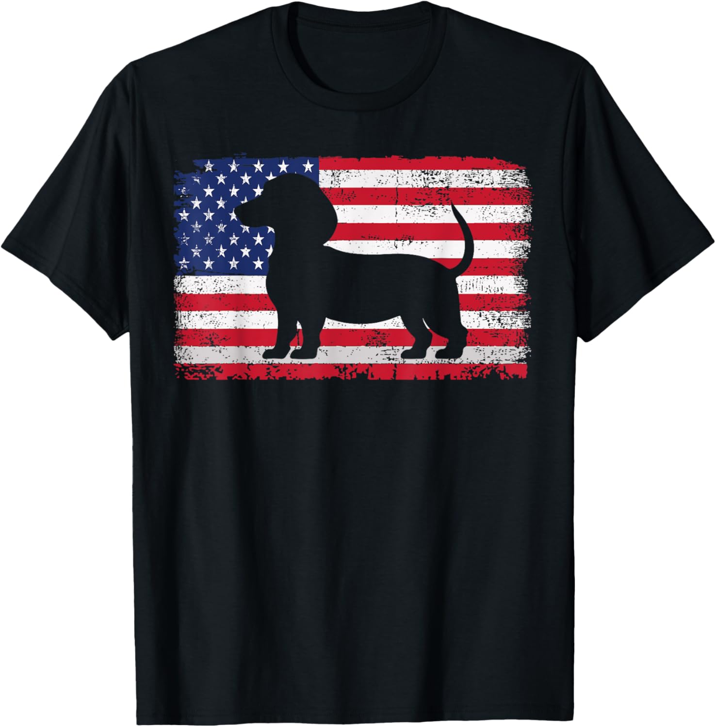 Dachshund Dog Lover 4Th Of July Patriotic American Flag Usa