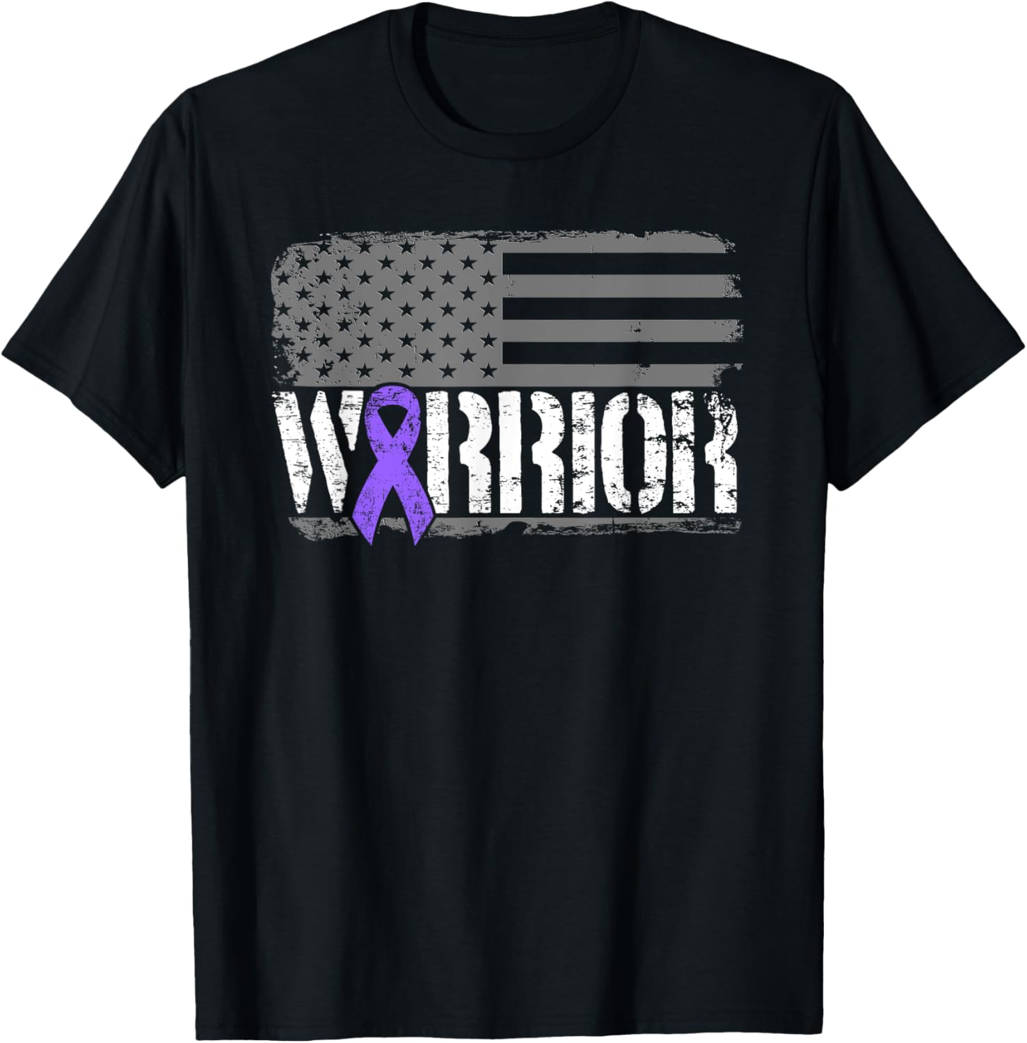 Hodgkins Lymphoma Warrior Awareness American Flag