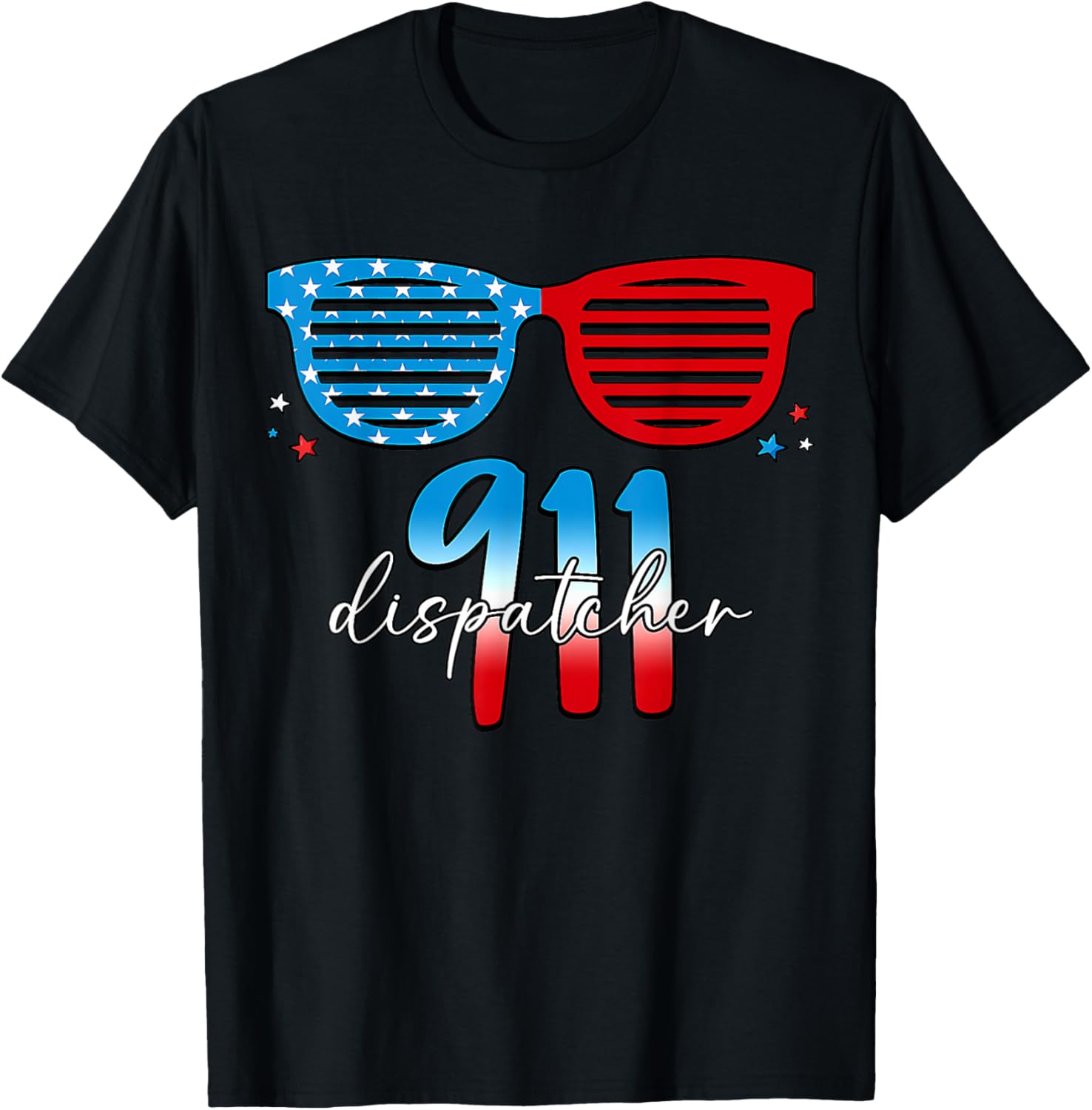 911 Dispatcher 4Th Of July Usa Flag Emergency Dispatchers
