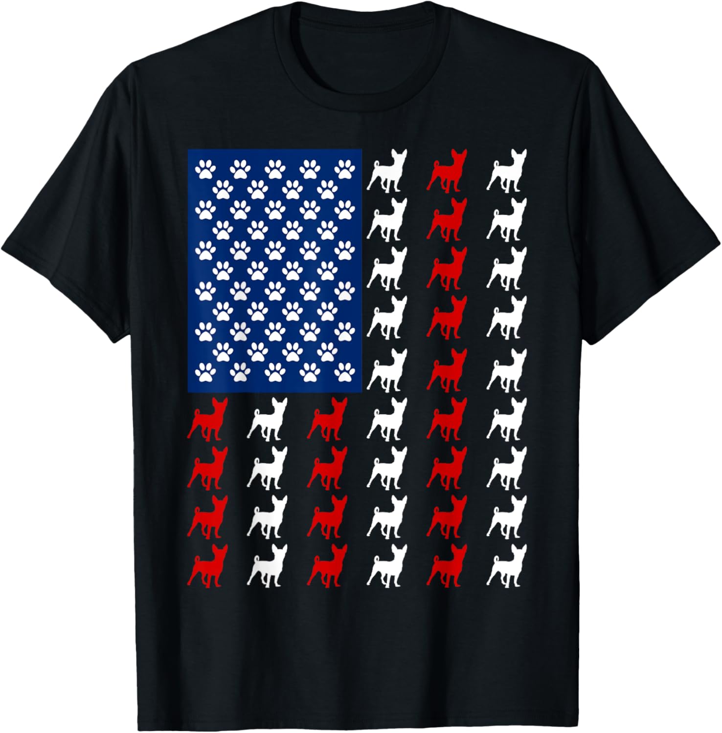 Usa American Flag Chihuahua Lovers Fourth Of July Patriotic