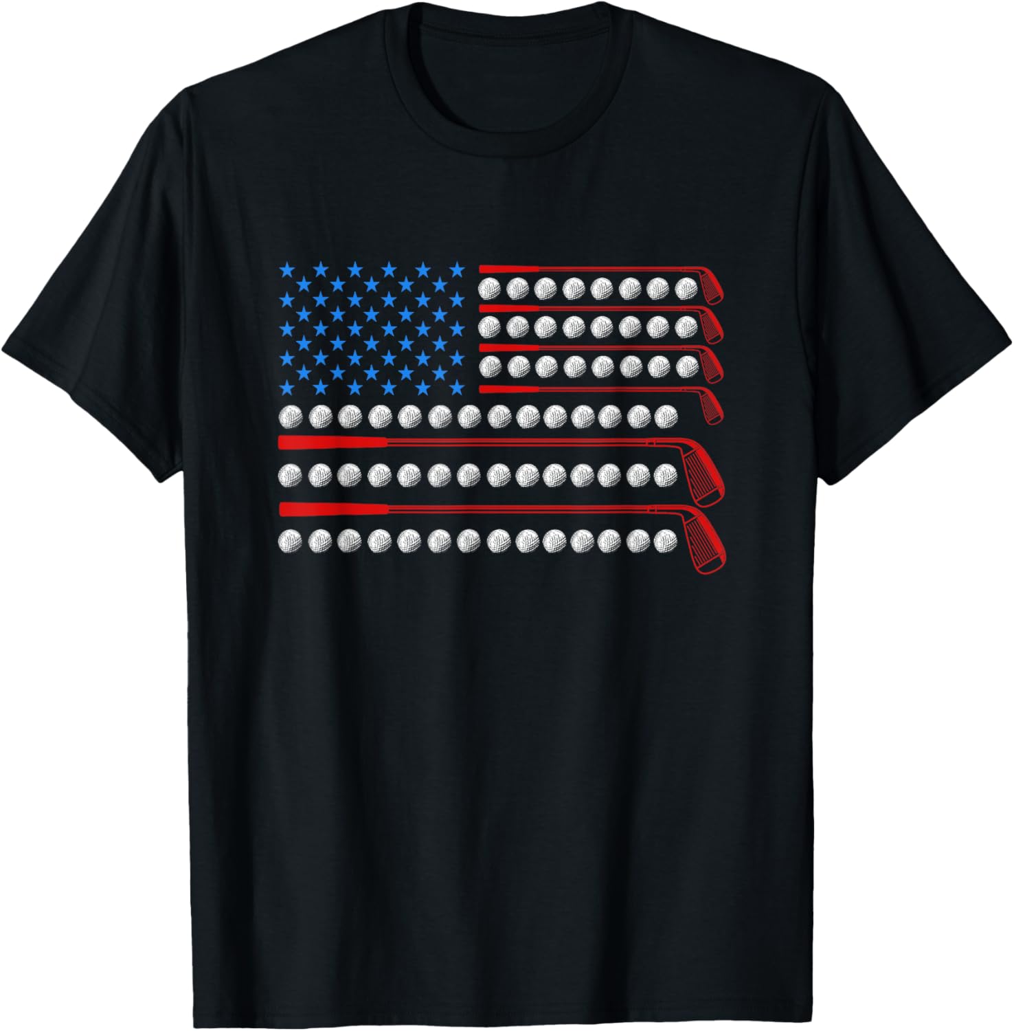 Patriotic Golf Usa Flag Golf Clubs 4Th Of July Golf Balls