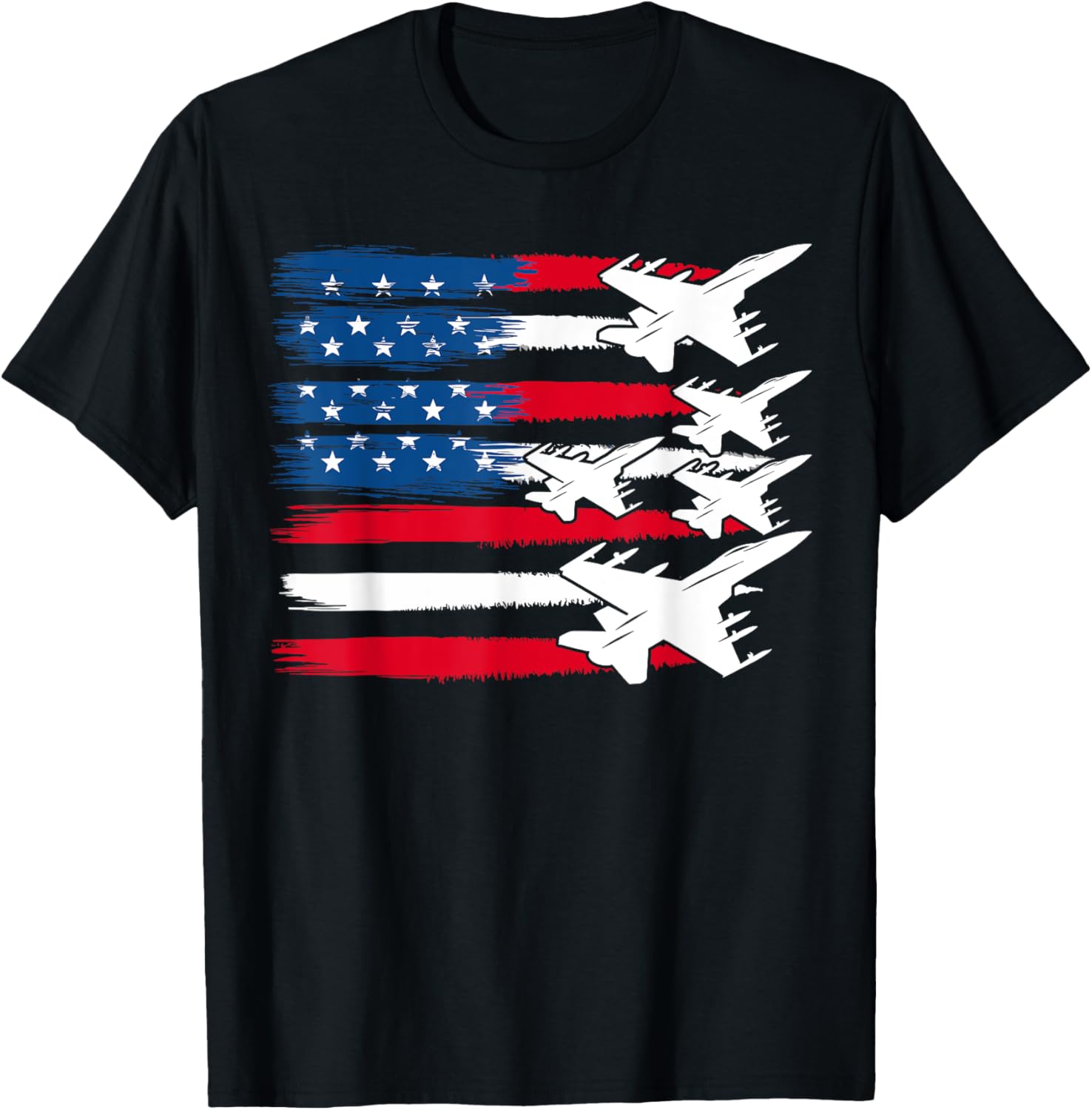 Patriotic Usa Flag Fighter Jets 4Th Of July