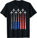 Airplane Usa American Flag 4Th Of July Patriotic Vintage