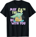 Sci-Fi Bounty Hunter May the 4th Be With You Green Alien Shirt 69