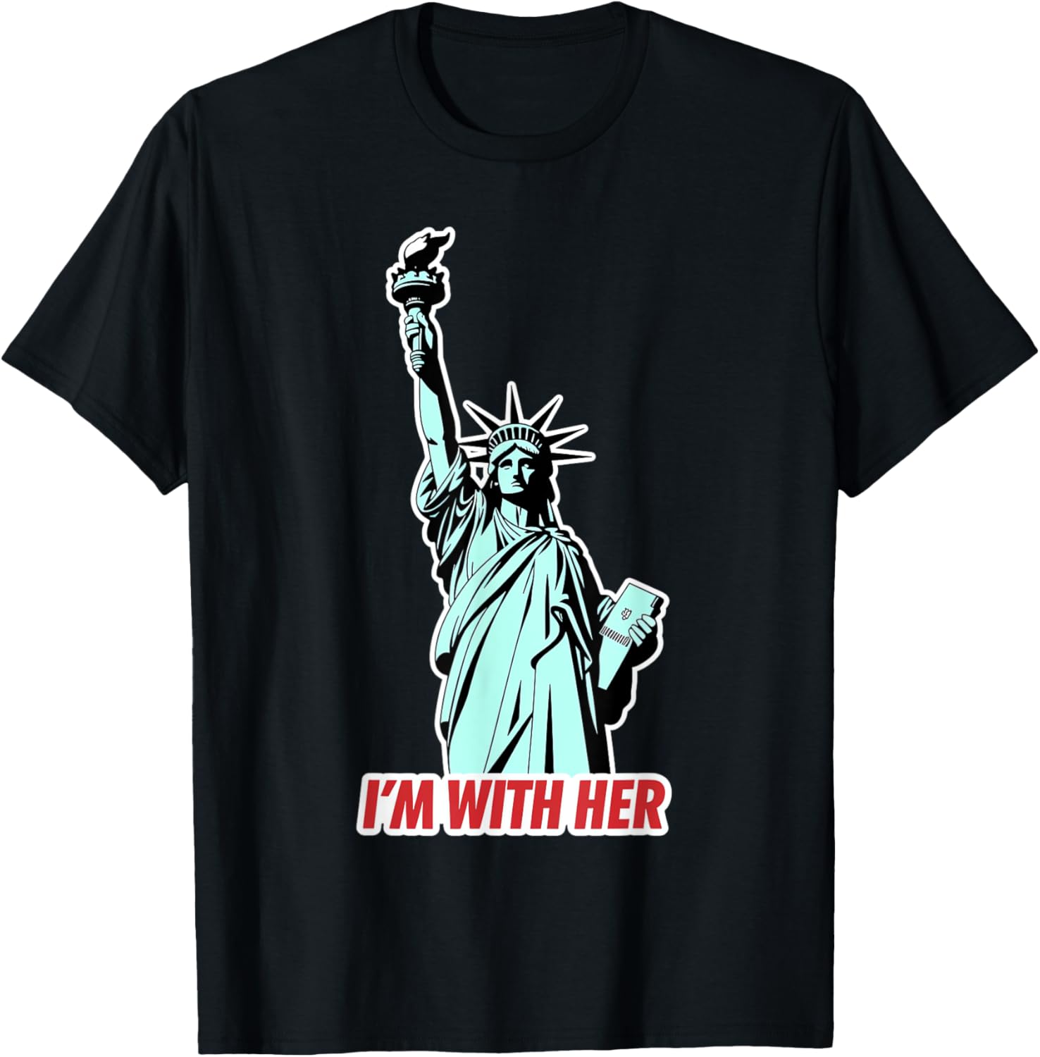 Im With Her Statue Of Liberty Popart Usa Patriotic