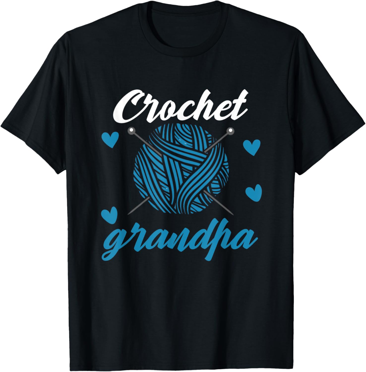 Funny Crochet Grandpa Crocheting Crocheter Yarn Lover
