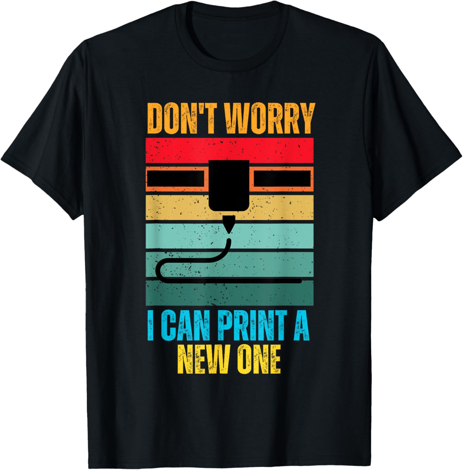 3D Printer Vintage Retro Present Idea Geeks 3D Printing