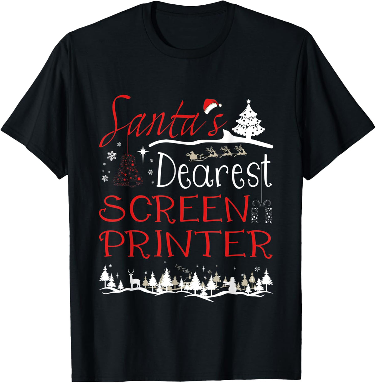 Screen Printer Xmas Job Funny Christmas