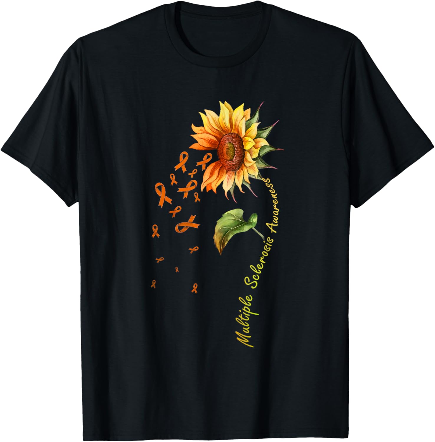 Multiple Sclerosis Awareness Sunflower Shirt Ms Awareness