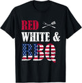 Bbq 4Th Of July Red White And Bbq American Flag