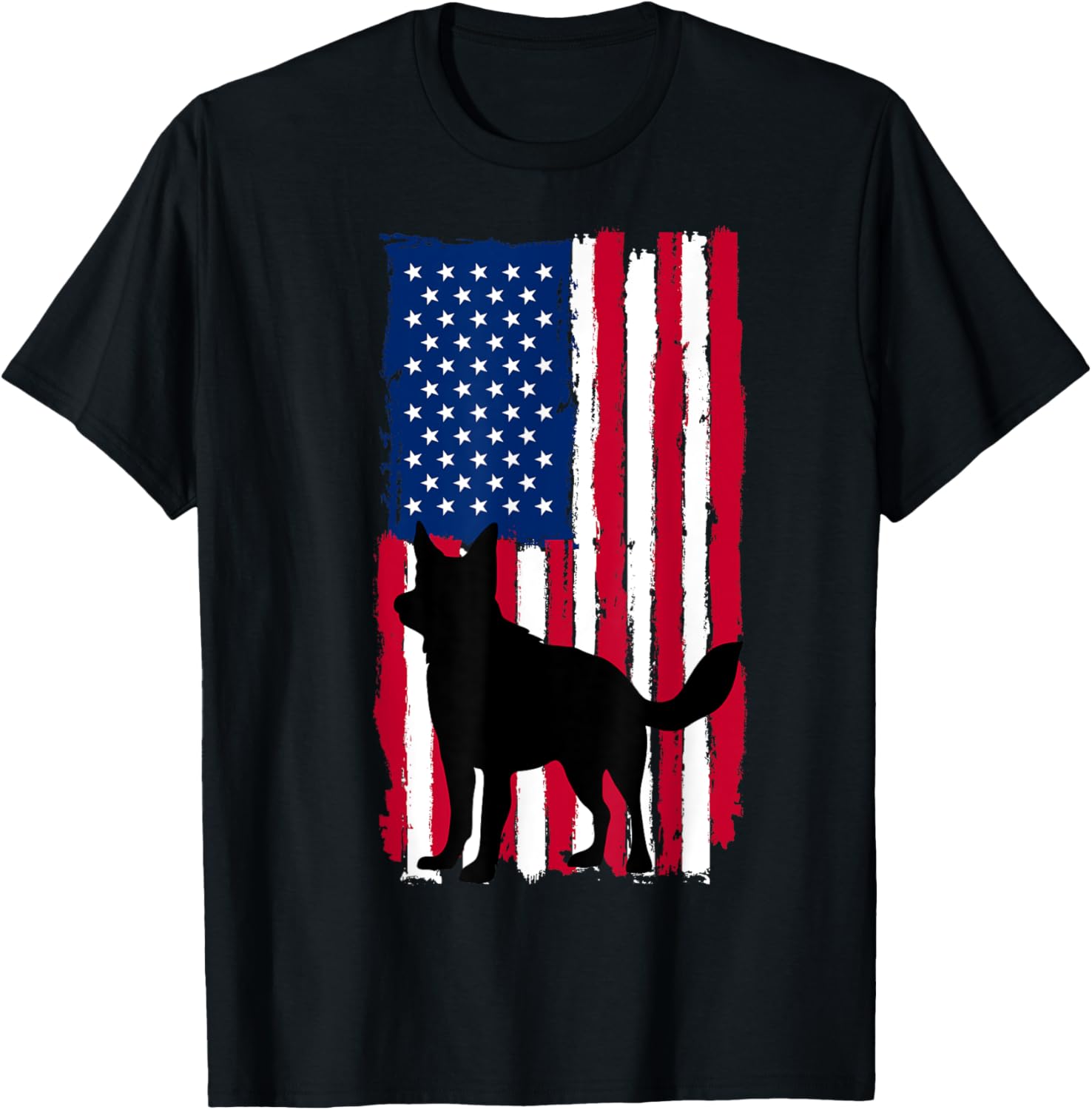 Belgian Malinois American Flag Patriotic 4Th Of July