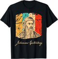 Johannes Gutenberg Printer Blacksmith Retro T Shirt