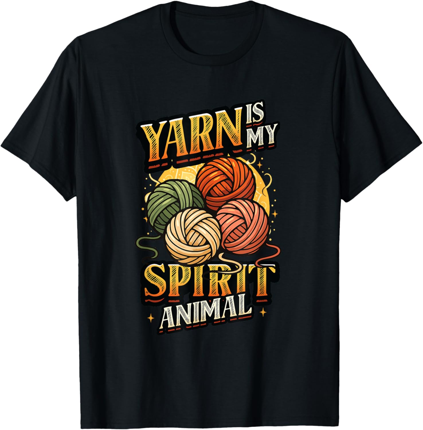 Knitting Chrocheting Yarn Is My Spirit Animal Yarn Lover