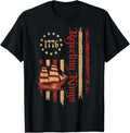 Rejecting Kings Since 1776 Patriotic Usa Flag Retro Sailboat