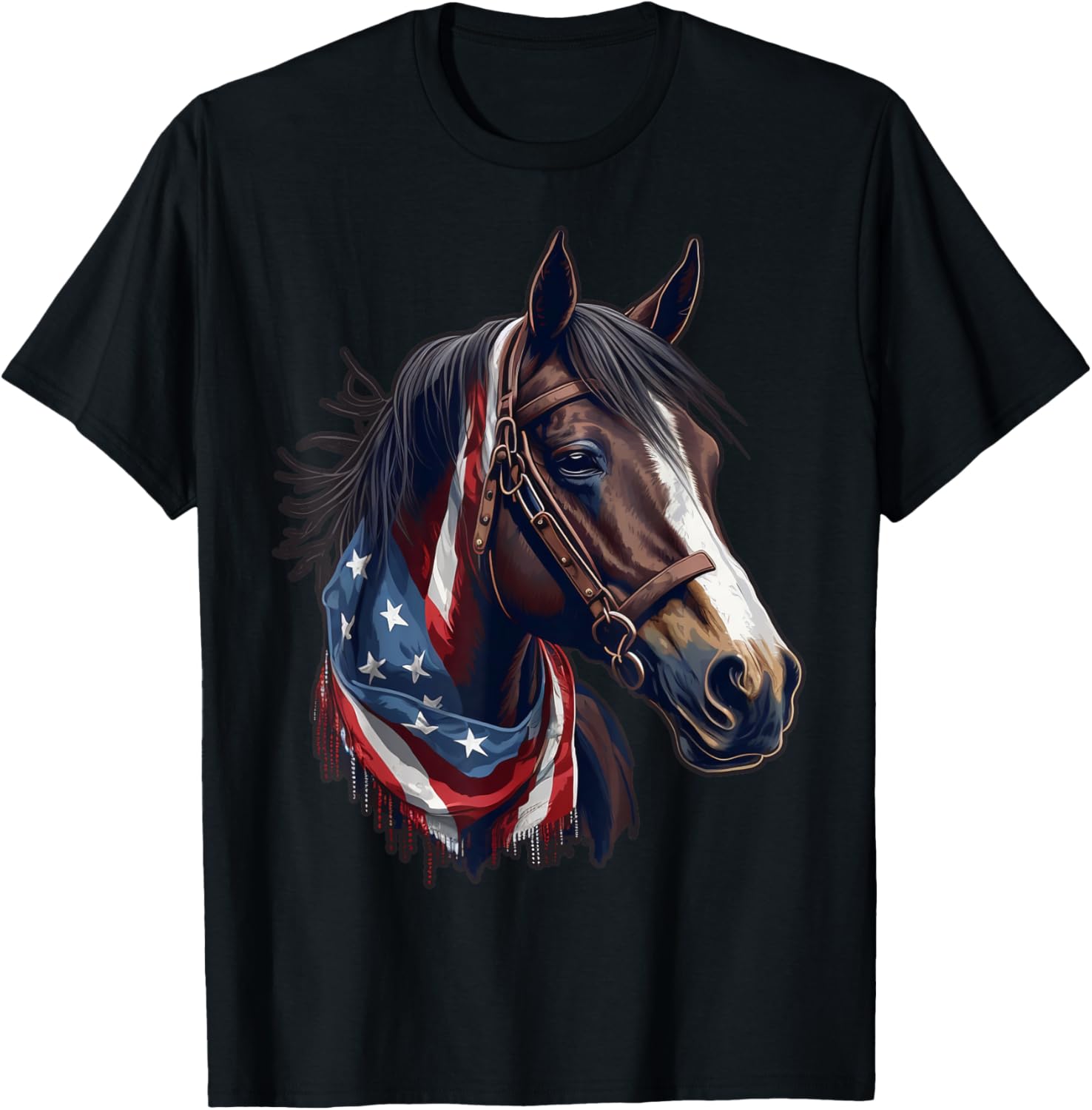 Usa 4Th Of July Horse On Patriotic American Horse