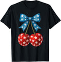 Cherries American Flag Coquette Bow Cherry 4Th Of July