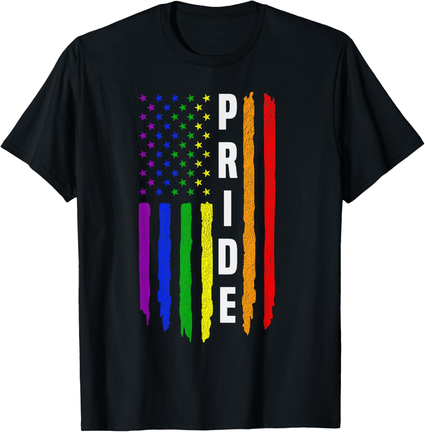 Usa Flag Rainbow 4Th Of July Lgbtq Gay Pride Month Lgbt