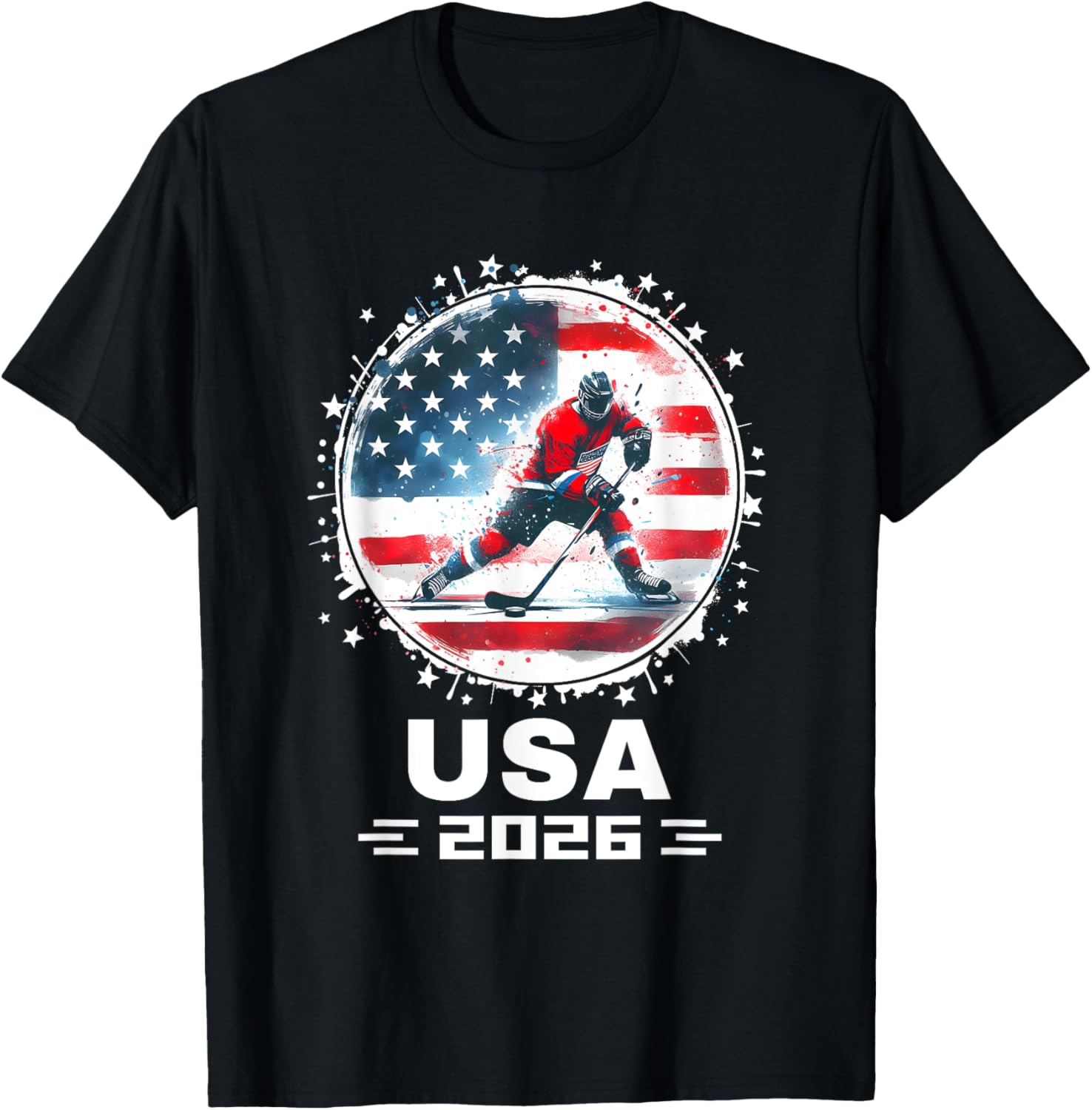 Usa Team 2026 United States American Flag Hockey Usa