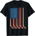 Usa Flag Hockey Sticks Patriotic Youth Ice Hockey Player