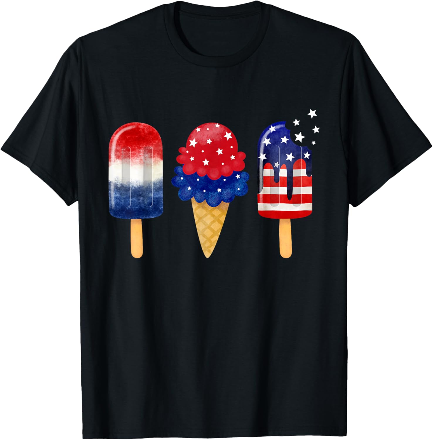 4Th Of July Popsicle American Flag Patriotic Summer Boy Girl