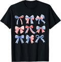 July 4Th Of July Usa Flag Coquette Bows American Patriotic