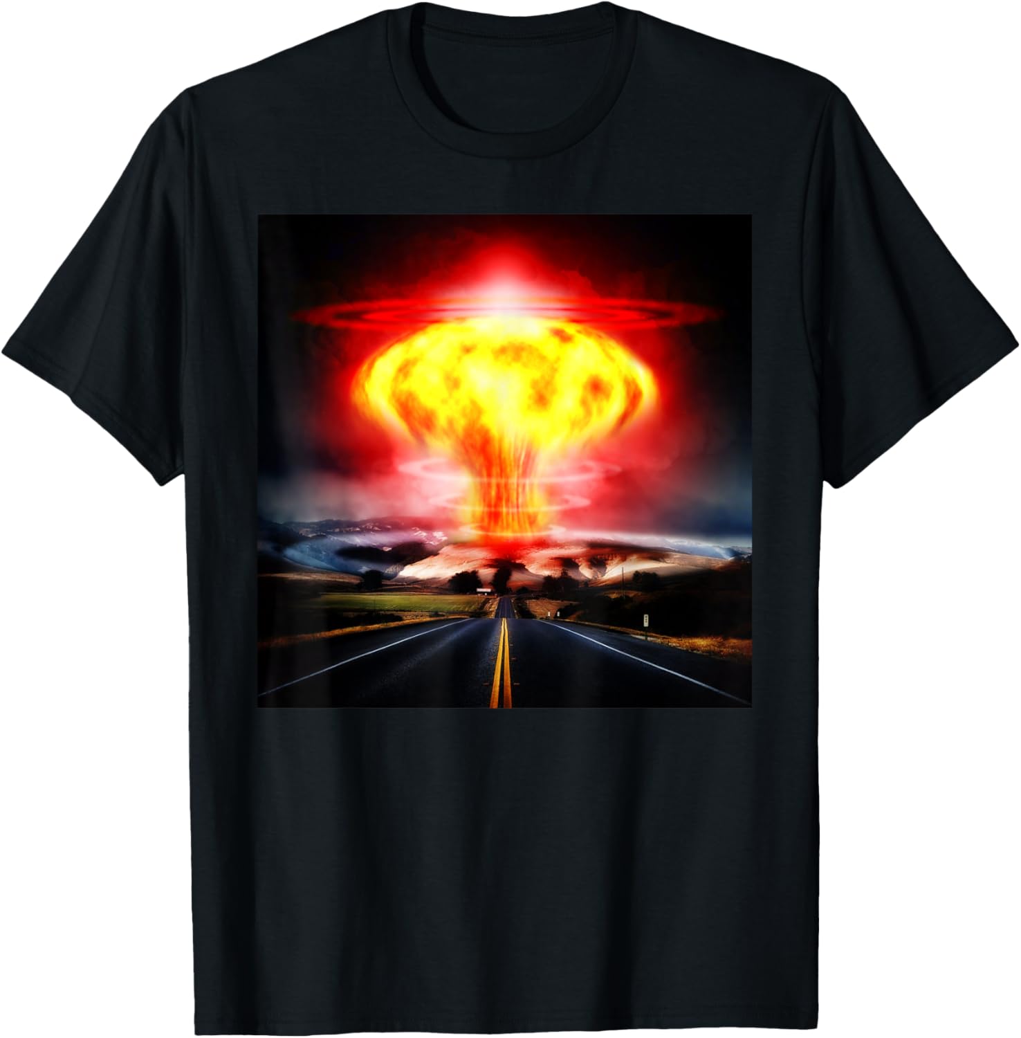 Nuclear Blast Explosion Fallout Radiation T Shirt