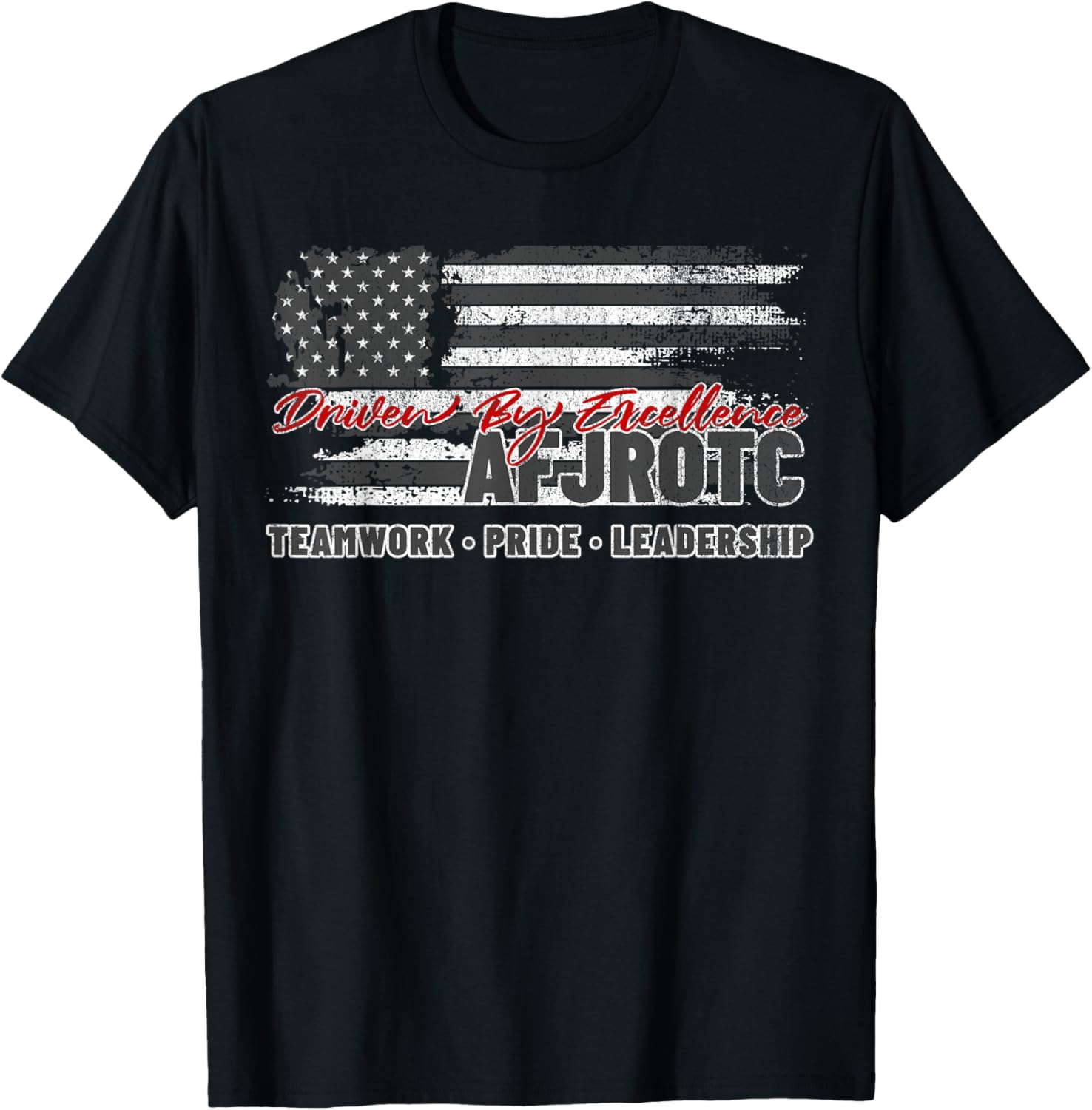 Afjrotc Teamwork Pride Leadership American Flag Jrotc Cadet