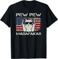 Pew Pew Madafakas Vintage Cats Usa Funny Crazy Cat Lovers