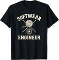 Softwear Engineer Knitting Crochet Humor with Yarn Ball