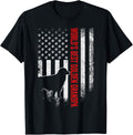 Vintage American Flag Worlds Best Golden Retriever Grandpa