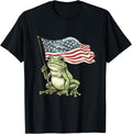 4Th Of July Frog Toad Usa American Flag Fourth Of July