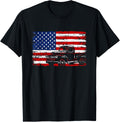 Classic Pickup Truck Usa Flag 4Th Of July Vintage