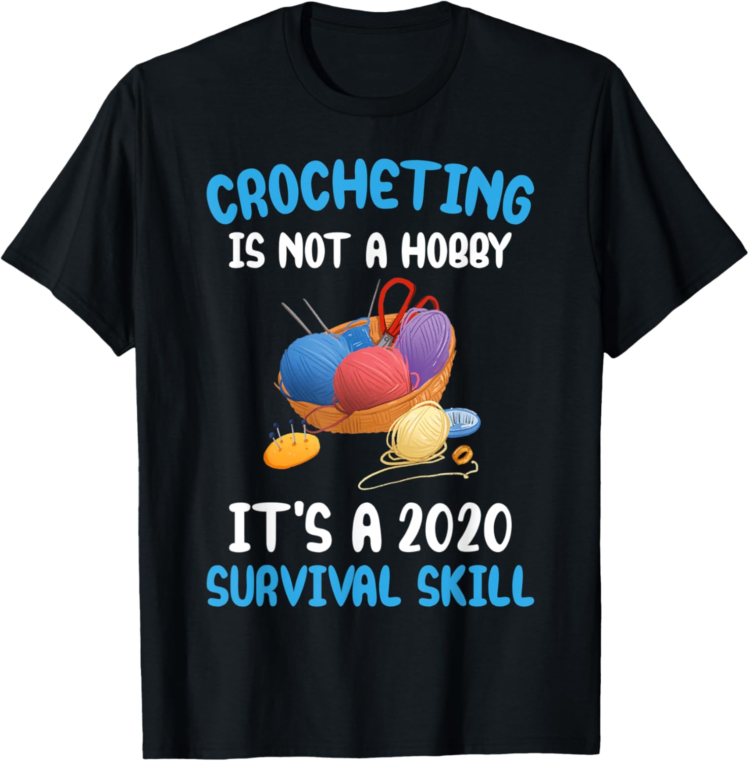 Crochet Isn't A Hobby Funny Crocheter Knitting Yarn 2020