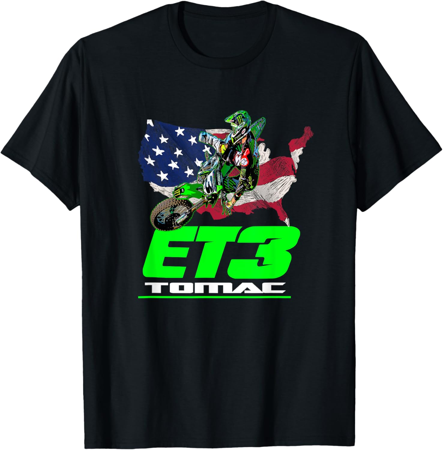 Eli Et3 Tomac Usa Flag 450Sx Motocross Et1