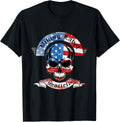 Viking Label Society American Flag Skull
