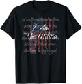I Am The Militia Pro 2Nd Amendment Proud American Flag Gift